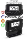 2li SET Masa Lambası + Kronometreli Pomodoro Ders Çalışma Masa Lambası (Beyaz 811)