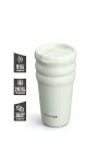 3 Bubble Two-Cap Straw Tumbler Çelik Termos 600 Mililitre Lightest Sky ST-247