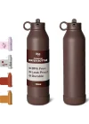 3 Katmanlı Paslanmaz Çelik Termos Seti 750 ml - Plum 1286951