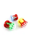 3lü Sesli Silindir Kedi Oyuncağı - 7 cm