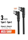 3 Metre TYPE-C Şarj Kablosu HIZLI Şarj Samsung ile Uyumlu Type c to Type C Uzun Kablo