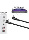 3 Metre TYPE-C Şarj Kablosu HIZLI Şarj Samsung ile Uyumlu Type c to Type C Uzun Kablo