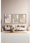 3 Parça Çerçeve Görünümlü Mdf Tablo Seti - ARTSYCLLCT26-2030
