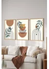 3 Parça Çerçeve Görünümlü Mdf Tablo Seti - ARTSYCLLCT33-2030
