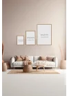 3 Parça Çerçeve Görünümlü Mdf Tablo Seti - ARTSYCLLCT33-2030