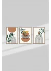 3 Parça Çerçeve Görünümlü Mdf Tablo Seti - ARTSYCLLCT33-2030
