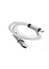 30 Cm Halat Micro Usb Kablo Gri