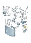 3.0 Dizel EGR Ara Su Flanşı 059121506G VW Touareg ile uyumlu 2011-2014