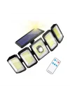 300 Led Güneş Enerjili 3 Mod Kumandalı 3 Metre Kablolu 5 Taraflı Sensörlü Solar Sokak Lambası/bahçe aydınlatma