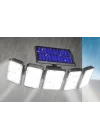 300 Led Güneş Enerjili 3 Mod Kumandalı 3 Metre Kablolu 5 Taraflı Sensörlü Solar Sokak Lambası/bahçe aydınlatma