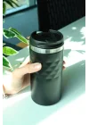 300 ML Siyah Kristal Çelik Termos