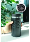 300 ML Siyah Kristal Çelik Termos