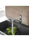 30306DC1 Eurosmart Çift Püskürtme Pull-Out Mutfak Bataryası püskürtücülü Supersteel (Paslanmaz Çelik)
