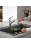30306DC1 Eurosmart Çift Püskürtme Pull-Out Mutfak Bataryası püskürtücülü Supersteel (Paslanmaz Çelik)