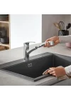 30306DC1 Eurosmart Çift Püskürtme Pull-Out Mutfak Bataryası püskürtücülü Supersteel (Paslanmaz Çelik)