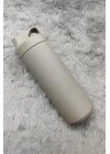 304 L Çelik Gri 500 ml Pipetli Matara Suluk cin414gr