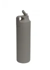 304 L Çelik Gri 500 ml Pipetli Matara Suluk cin414gr