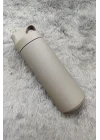 304 L Çelik Gri 500 ml Pipetli Matara Suluk cin414gr