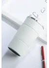304 L Kilitli Çelik Mat Beyaz 510 ml Kahve Termos Mug cin405by