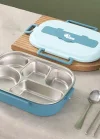 304 Paslanmaz Çelik Mavi Lunchbox 1000 ML ve 1 Adet Çelik Kaşık, Dayanıklı Kamp Ekipmanları, Kamp Aksesuarları, Açık Hava Sporları, Doğa Sporları, Yürüyüş, Kamp Mutfağı, Kamp Malzemeleri
