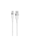 3.0A Type-C Hızlı Şarj ve Data Kablosu Beyaz 1m