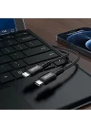 30W 1.2 Metre USB-C to Lightning Apple MFI Lisanslı Type-C iPhone Uyumlu Şarj Data Kablosu - C1-01