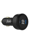 30W Led Ekranlı Type-C + USB-A Araç Şarj Aleti iPhone & Android & Tablet Araç içi Şarj Cihazı