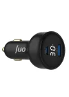 30W Led Ekranlı Type-C + USB-A Araç Şarj Aleti iPhone & Android & Tablet Araç içi Şarj Cihazı