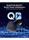 30W USB-C Araç içi Hızlı Şarj Aleti PPS Desteği Akım Korumalı Güç Adaptörü Çakmaklık iPhone & Android & iPad Type-C PD 3.0 EV301 - ACP08699 ( TR Garantili)