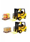 3151 Maxx Wheels Sesli ve Işıklı Forklift 24 cm