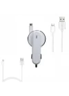 3.1A 15watt Araç Şarj Aleti Micro USB Kırılmaz Kablo + Lighting ile Uyumlu Kablo Hediyeli + Type-C Kablo Hediyeli (Tüm Telefon Girişlerine uyumludur)