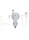 3.1A 15watt Araç Şarj Aleti Micro USB Kırılmaz Kablo + Lighting ile Uyumlu Kablo Hediyeli + Type-C Kablo Hediyeli (Tüm Telefon Girişlerine uyumludur)