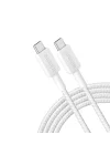 322 USB-C - USB-C Hızlı Şarj Kablo, 1.8 Metre, Beyaz - A81F6