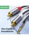 3.5mm AUX Jack to RCA Hi-Fi Ses Kablosu 5 Metre