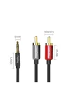 3.5mm AUX to 2 RCA Ses Kablosu 2 Metre