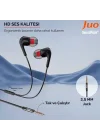 3.5mm Jack Girişli Mikrofonlu Kablolu Kulak İçi Kulaklık