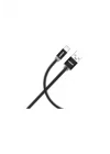 3A Soft Kablo Lightning Şarj Ve Data Kablosu Siyah Sc-03