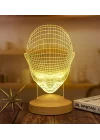 3D Adam 3 Boyutlu Led Lamba