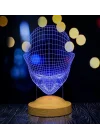 3D Adam 3 Boyutlu Led Lamba