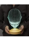 3D Adam 3 Boyutlu Led Lamba