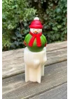 3D Christmas Kardan Adam Silikon Mum Kalıbı