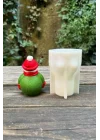 3D Christmas Kardan Adam Silikon Mum Kalıbı