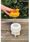 3D Christmas Top Silikon Mum Kalıbı