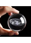 3D Işıklı Gezegen Cam Küre Dekoratif Hediyelik