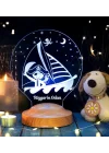 3D Korsan 3 boyutlu Çocuk Bebek Hediyesi Led Lamba