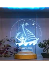 3D Korsan 3 boyutlu Çocuk Bebek Hediyesi Led Lamba