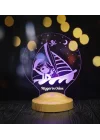 3D Korsan 3 boyutlu Çocuk Bebek Hediyesi Led Lamba