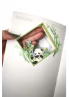 3D Panda Temalı Defter
