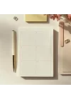 3’lü Masaüstü Planlayıcı Seti – Bugün & Yarın & Haftalık Plan | Noktalı Sayfa | Koparılabilir Blok | 3 x 80 Yaprak | 90 gr Ivory Kağıt
