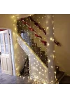 3x3 Metre Peri Led Kumandalı Perde Asma Kancalı Peri Led Yılbaşı Led Gün Işığı Led Işık 8 Modlu Parti Işığı Dekoratif Işık Led Saçak Led Işık Perde Led Yılbaşı Dekorasyon